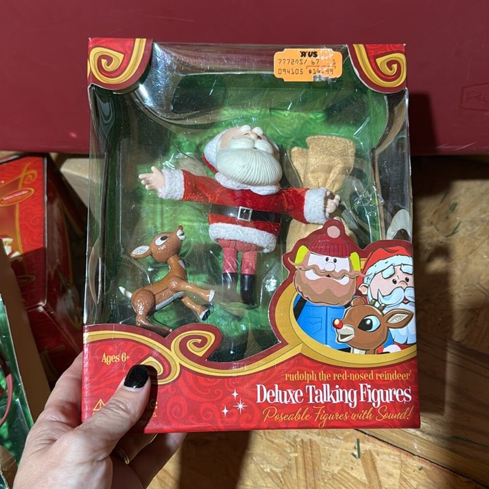 Rudolph The Red-Nosed Reindeer possible figure see description some may not work - Picture 3 of 7